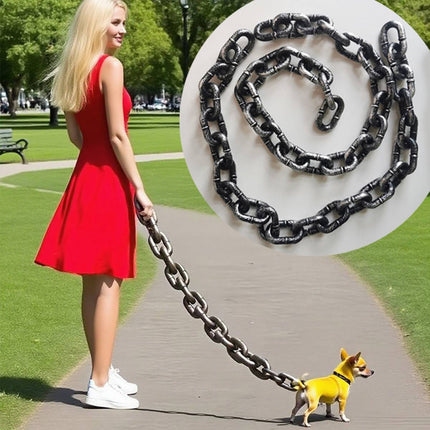 Novelty Plastic Chain Prop Leash for Tiny Dogs