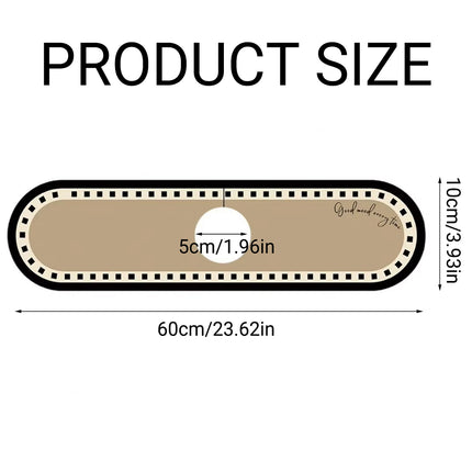 Diatom Mud Faucet Suction Mat 10cm Sink Drain Pad Bathroom Kitchen Absorbent Pad