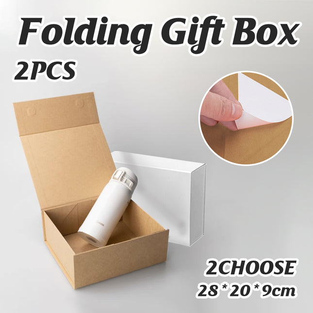 Gift Packaging Box Set 2PCS Flip Top Souvenir Storage Boxes For Party Wedding