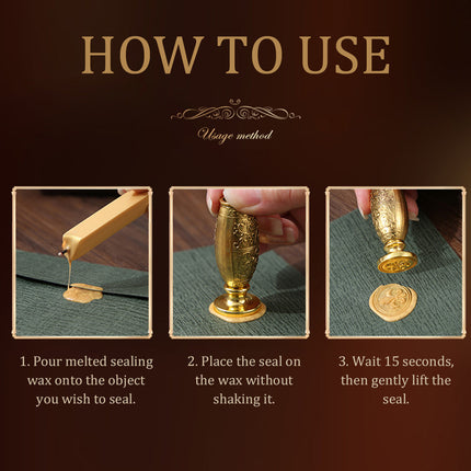 Vintage Calligraphy Quill Pen Set with Ink Wax Seal and Letter Opener  Description