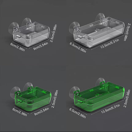 Suction Cup Reptile Feeder Dish Anti-escape Reptile Feeder For Snakes Turtles
