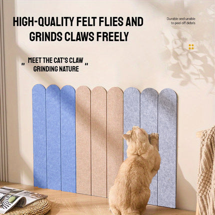 Cat Scratching Boards 5PCS Wall Mounted Felt Wear Resistant Indoor Pet 30 x 60cm