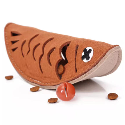 Cat Interactive Toy Food Dispenser Hide And Seek Puzzle Pet Toy Training Fun
