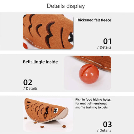 Cat Interactive Toy Food Dispenser Hide And Seek Puzzle Pet Toy Training Fun