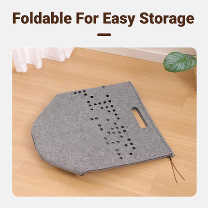 Portable Felt Cat Nest Soft Pet Bed Cat Cave for Cats and Small Pets Indoor Use