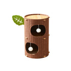 Cat House Nest Double Felt Bucket Tree Hole Enclosed Pet Bed Warm Sleeping Cave