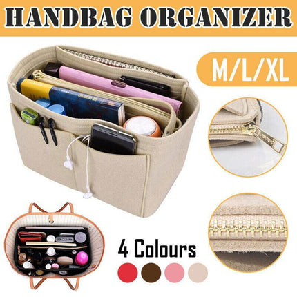 Felt Bag Purse Organizer Insert For Speedy 30,35 and Neverfull - Aimall