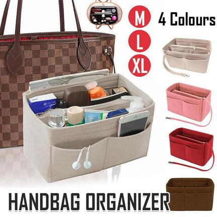 Felt Bag Purse Organizer Insert For Speedy 30,35 and Neverfull - Aimall