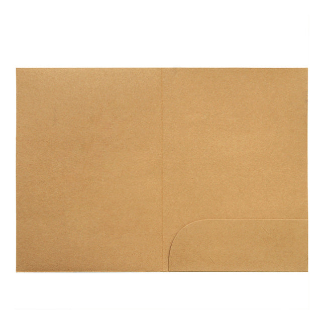 Kraft Paper Folder Set 10pcs Portable Durable File Organizer School Office Use