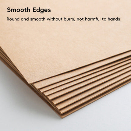 Kraft Paper Folder Set 10pcs Portable Durable File Organizer School Office Use
