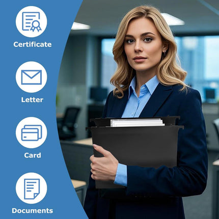 Waterproof Hanging File Folder Durable Tear Resistant  for Document Storage