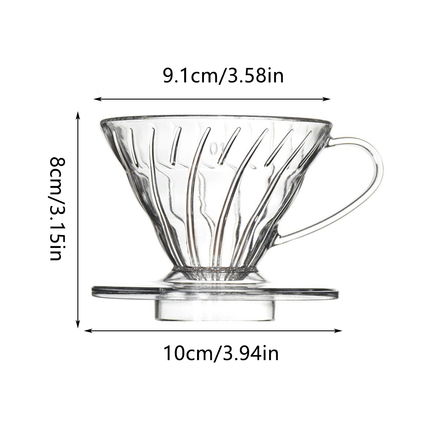 Coffee Filter Cup Household Coffee Filter Pot Coffee Cup Pour Coffee Maker