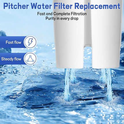 3 PCS Water Bottle Filter 6.1×6.1×12.3cm Removes Impurities Fits Most Bottles