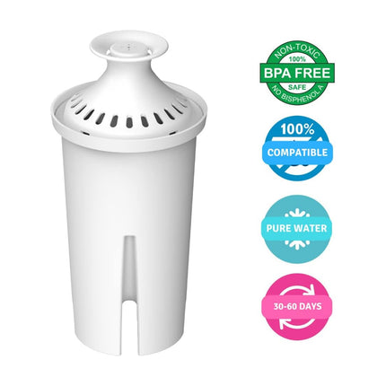 3 PCS Water Bottle Filter 6.1×6.1×12.3cm Removes Impurities Fits Most Bottles
