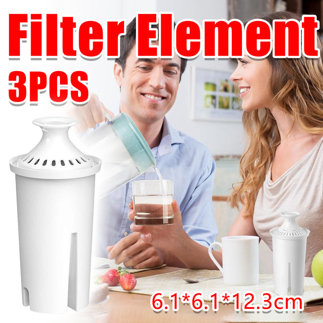 3 PCS Water Bottle Filter 6.1×6.1×12.3cm Removes Impurities Fits Most Bottles