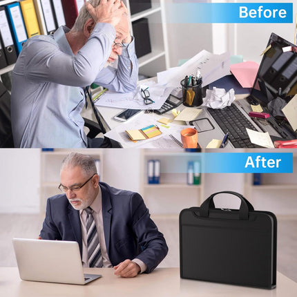 Fireproof Portable Accordion File Folder Water Resistant Durable PP Material