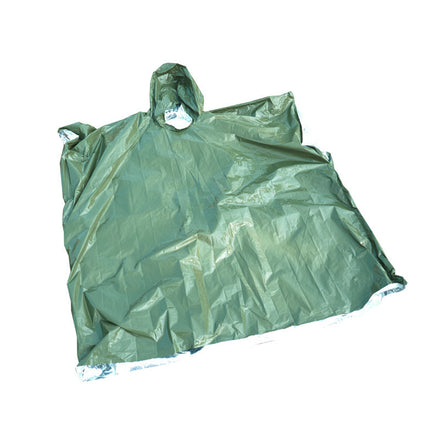 2PCS First Aid Emergency Raincoat Waterproof Durable Warm Keeping Emergency Use