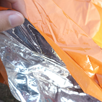 2PCS First Aid Emergency Raincoat Waterproof Durable Warm Keeping Emergency Use