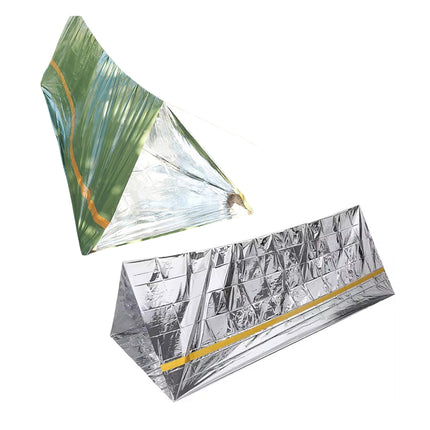 First Aid Emergency Tent Portable Waterproof Warm Keeping for Hiking Camping Use