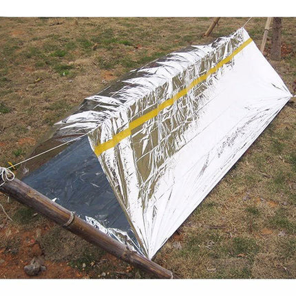 First Aid Emergency Tent Portable Waterproof Warm Keeping for Hiking Camping Use
