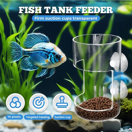 Fish Food Feeding Ring Floating Dispenser Ring Suspension Frame Aquarium Feeder