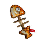 Cat Toy Simulated Fish Bone Simulated Squid Plush Chew Interactive for Cats Play