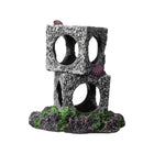 Fish Tank Shrimp Shelter House Square Stone Cave Aquarium Breeding Hiding Decor