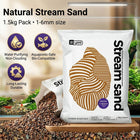 Natural Stream Sand Aquarium Gravel Substrate for Fish Tank Aquascaping
