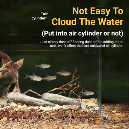 Natural Stream Sand Aquarium Gravel Substrate for Fish Tank Aquascaping