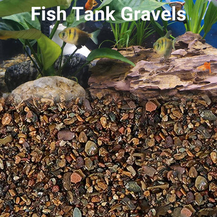 Natural Stream Sand Aquarium Gravel Substrate for Fish Tank Aquascaping