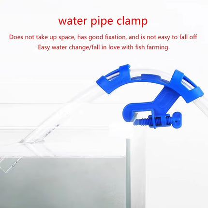 10PCS Aquarium Water Changer Tube Clip Fish Tank Pipe Fixing Clip Durable