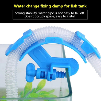 10PCS Aquarium Water Changer Tube Clip Fish Tank Pipe Fixing Clip Durable