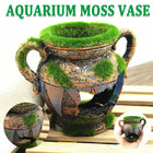 Fish Tank Decoration Moss Vase Shabby Style Flower Pot Aquarium Ornament Decor
