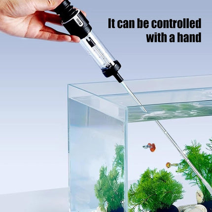 Fish Tank Water Changer Clear Tube Non Slip Handle for Aquariums Water Change