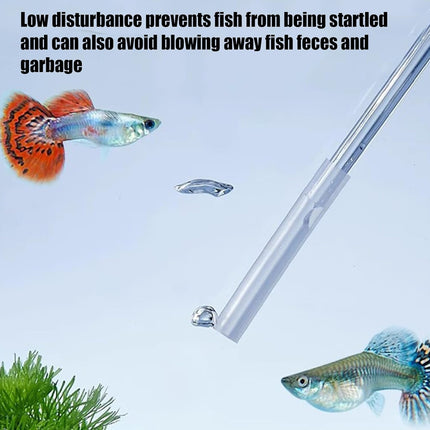 Fish Tank Water Changer Clear Tube Non Slip Handle for Aquariums Water Change