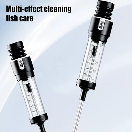 Fish Tank Water Changer Clear Tube Non Slip Handle for Aquariums Water Change