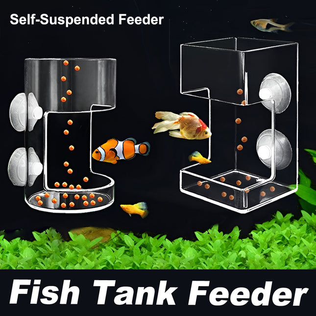 Fish Food Feeding Ring Floating Dispenser Ring Suspension Frame Aquarium Feeder