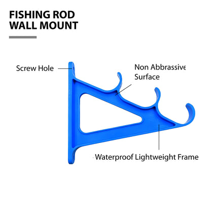 Fishing Rod Holder 3 Rod Capacity Durable for Offshore Kayak Surf