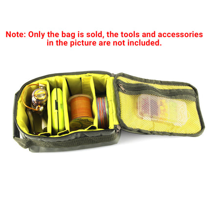 Fishing Gear Bag Portable Bait Storage Tackle Organizer Fishing Line Carry Case