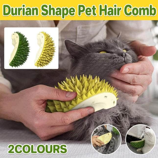 Durian Rubbing Comb for Cats Grooming Massage Tool Pet Hair Comb for Shedding