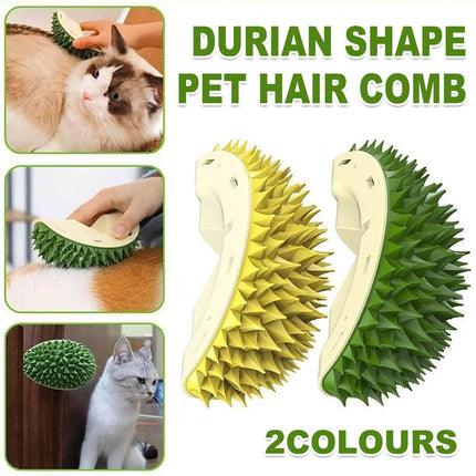 Durian Rubbing Comb for Cats Grooming Massage Tool Pet Hair Comb for Shedding