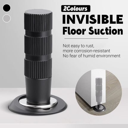 Concealed Magnetic Door Stopper Bedroom Bathroom Floor Holder Door Obstruction