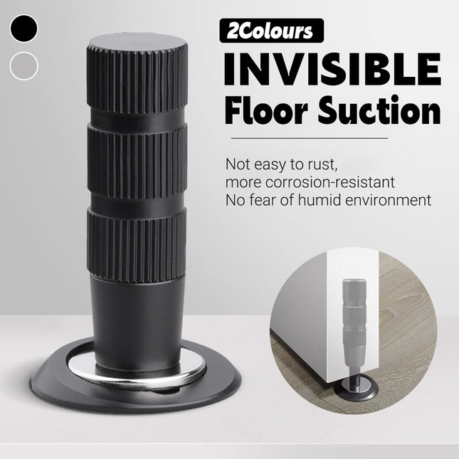 Concealed Magnetic Door Stopper Bedroom Bathroom Floor Holder Door Obstruction