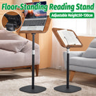 Floor Standing Reading Stand Adjustable Angle Height Sturdy for Home Office Use