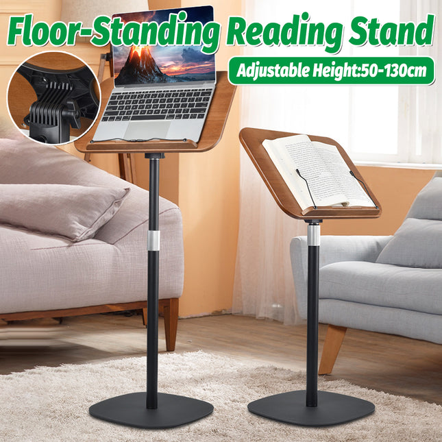 Floor Standing Reading Stand Adjustable Angle Height Sturdy for Home Office Use