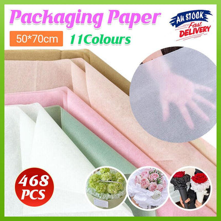 468Pcs 50X70cm Flower Bouquet Wrapping Paper Gift Florist's Wrap