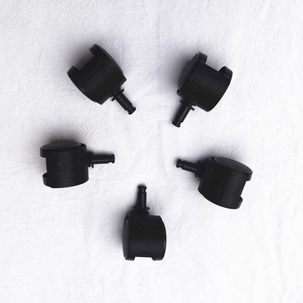 4-Petal 3D Plastic Flower Pot Planter Decorative for Indoor Outdoor Plants Use