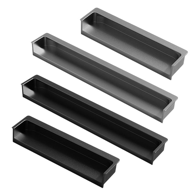 Hidden Recessed Cabinet Handle 120mm 200mm Slotted Drawer Door Pull Furniture