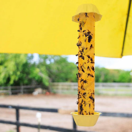 Sticky Fly Trap Stick Insect Catcher Strip Paper Roll for Indoor Outdoor Use