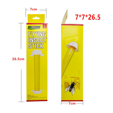 Sticky Fly Trap Stick Insect Catcher Strip Paper Roll for Indoor Outdoor Use